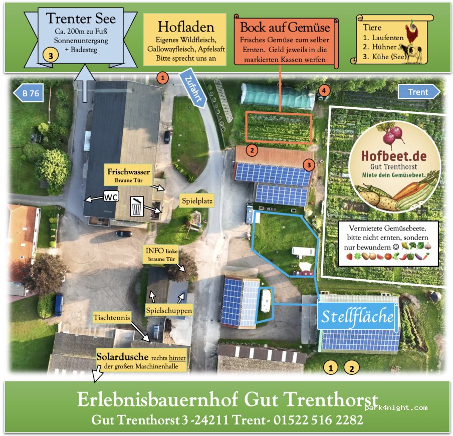 Bauernhof Stellplatz auf Gut Trenthorst — foto
