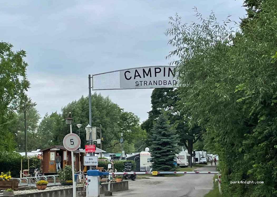 Camping Mannheim beach — foto