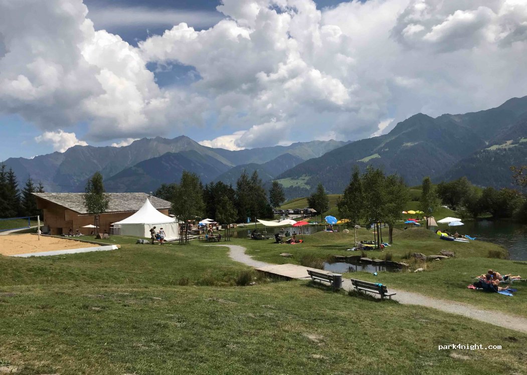 Badesee Camping Davos Munts — foto