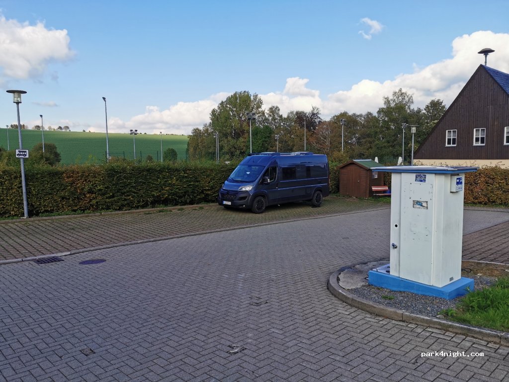 Wohnmobilstellplatz Grünhain — foto