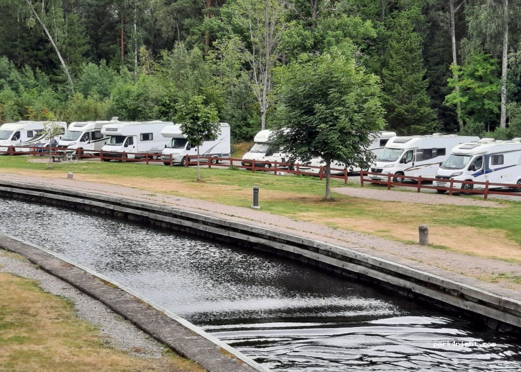 Ställplats Forsvik Göta Kanal — foto