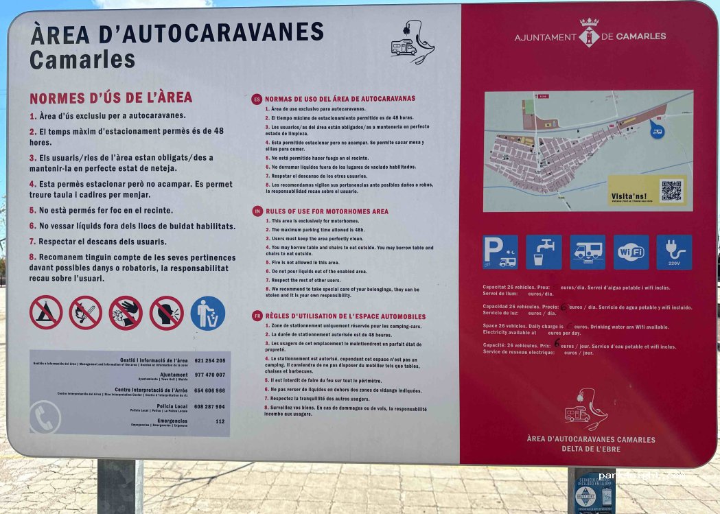 Area autocaravanas Camarles — foto 4