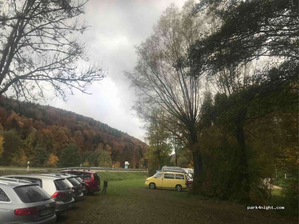 Parkplatz Klettersteig Hohenglückssteig — foto