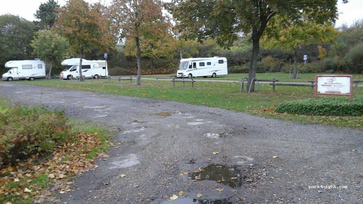 Wohnmobilstellplatz am Aasee — foto