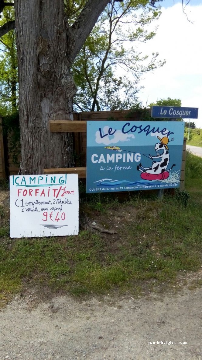 natural area cosquer the farm camping — foto