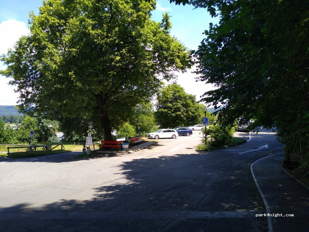 Parkplatz Schloss Lenzburg — foto