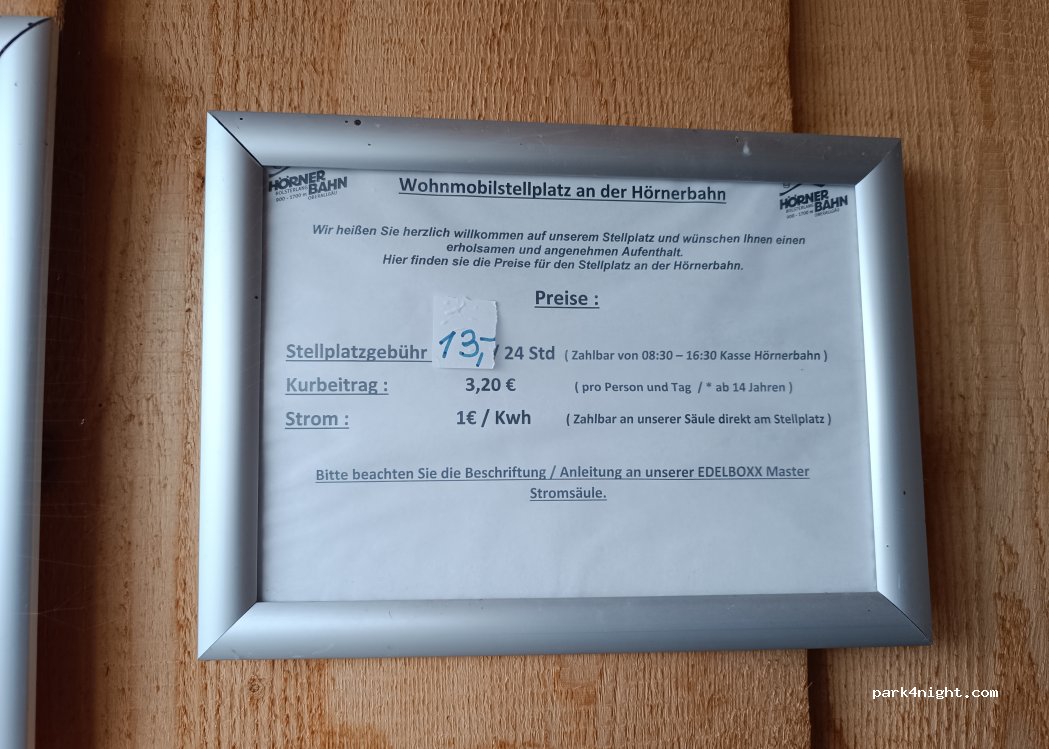 Wohnmobilstellplatz an der Hörnerbahn — foto 2