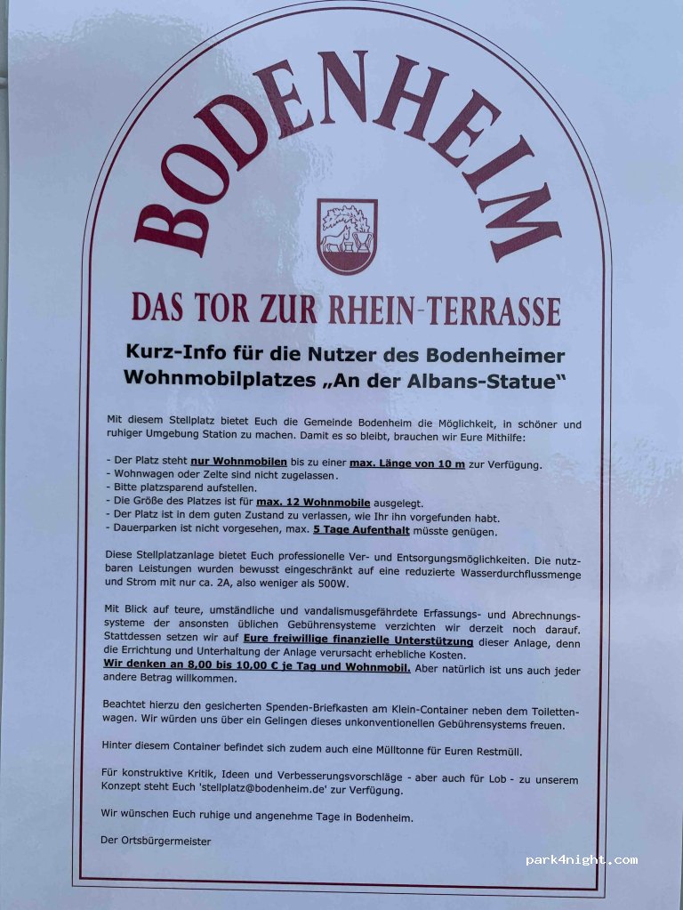 Wohnmobilstellplatz Bodenheim — foto 2