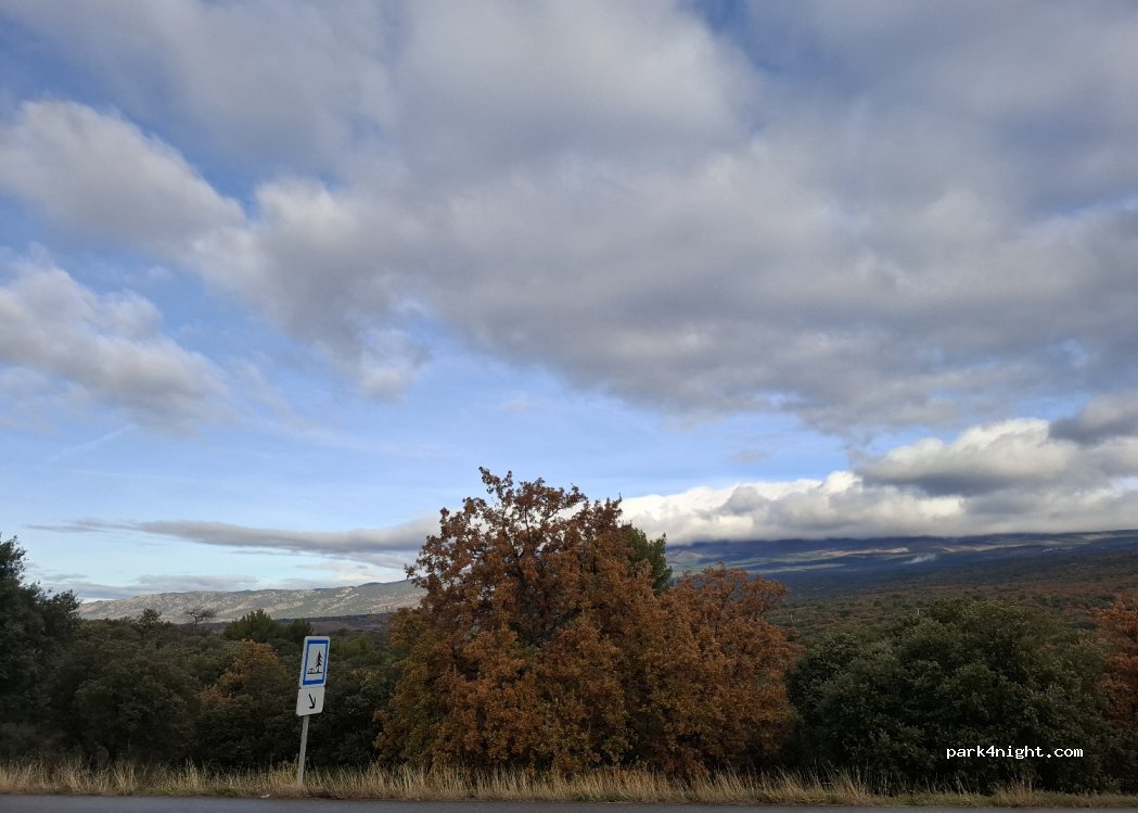 (84570) Villes-sur-Auzon - Route de la Gabelle — foto