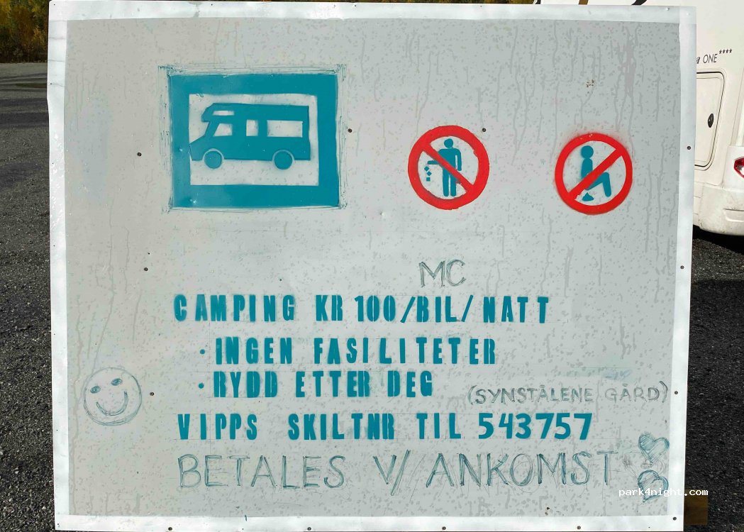 Lovlig camping Synstålene gård — foto
