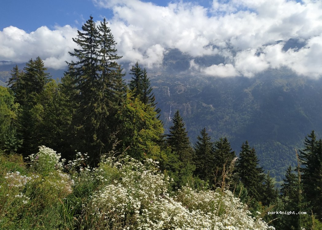 (38114) Vaujany - Route du Bessey — foto