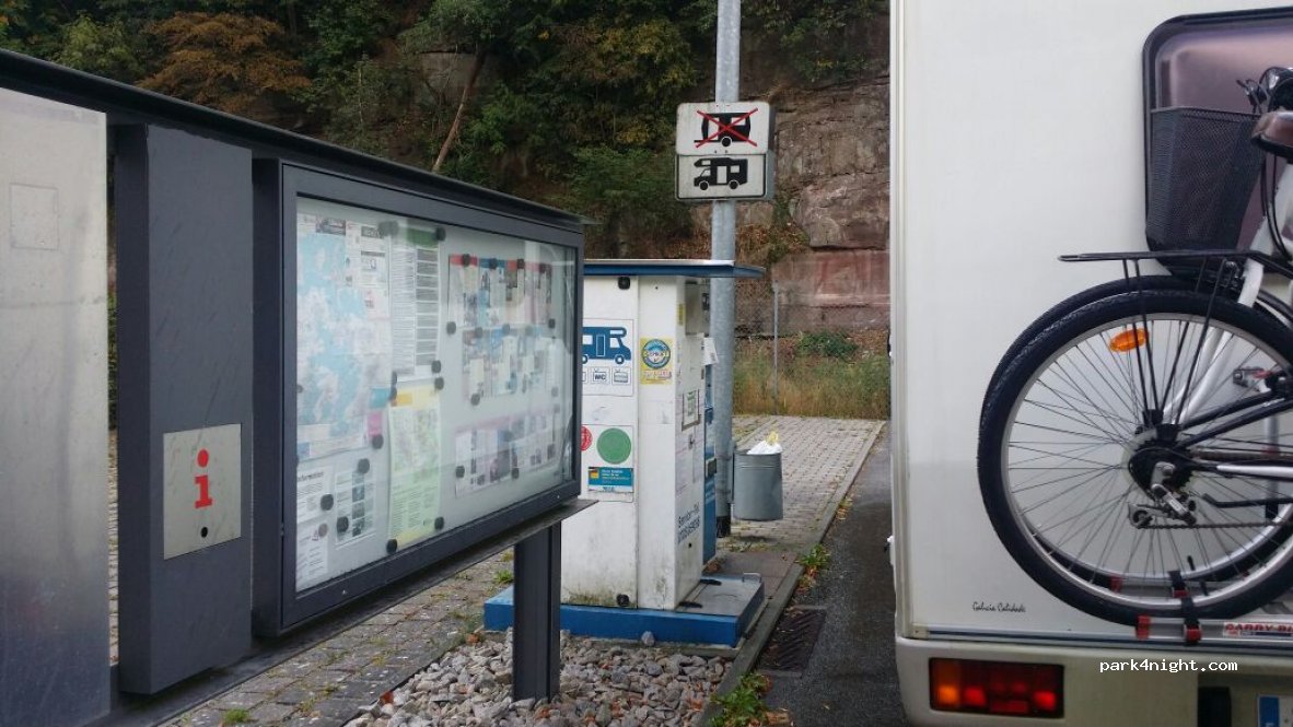 Wohnmobilstellplatz Alter Bahnhof in Calw — foto