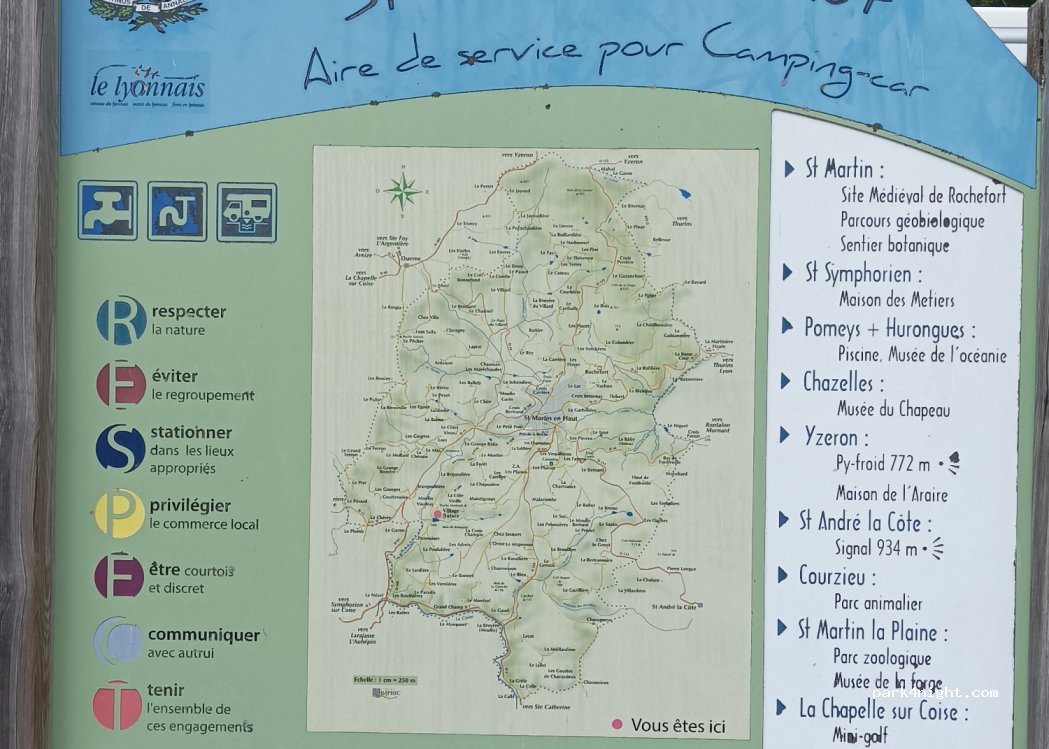 Aire de service Saint Martin en Haut — foto
