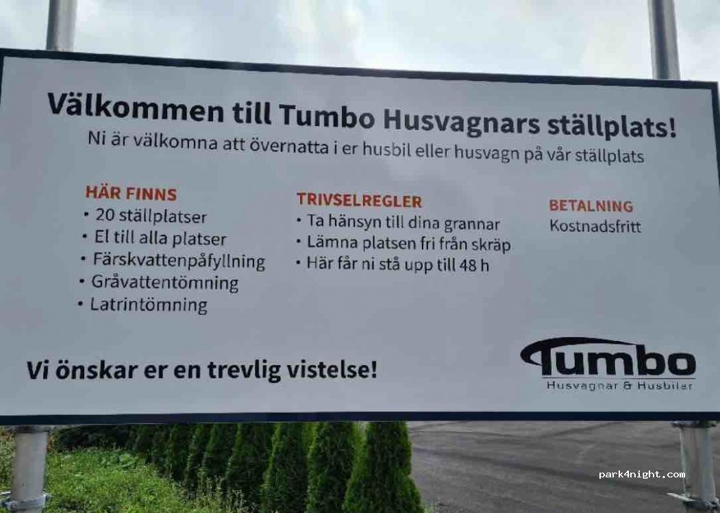 Ställplatser Tumbo Husvagnar — foto