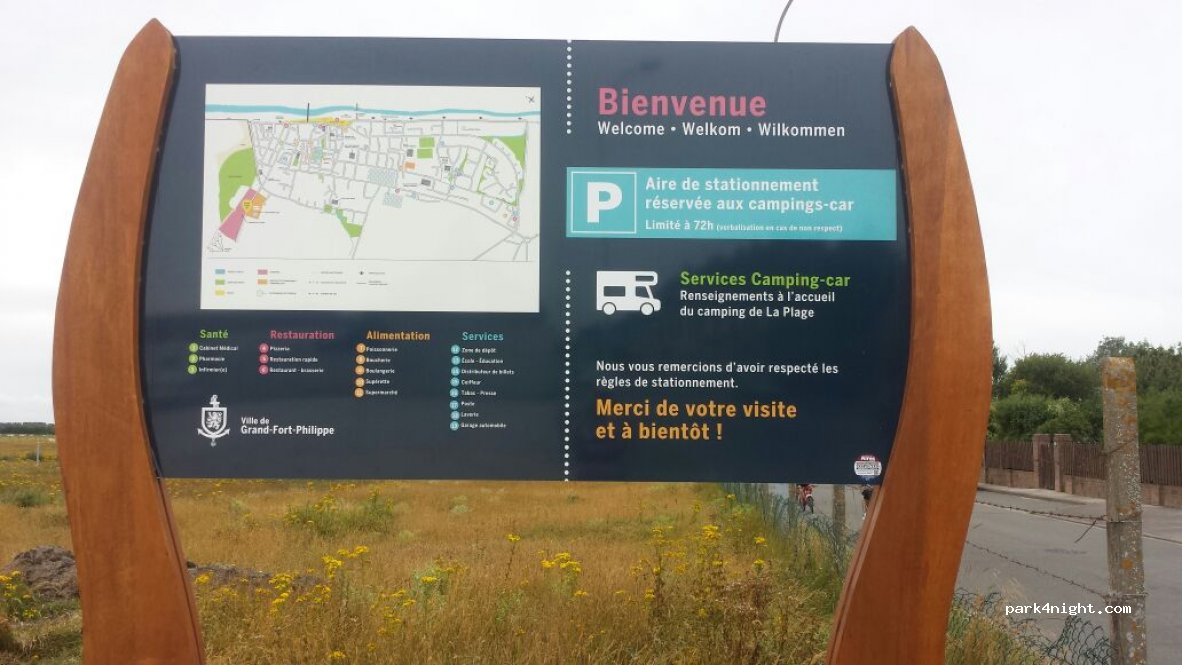 Aire de Camping-Car de Grand-Fort-Philippe — foto