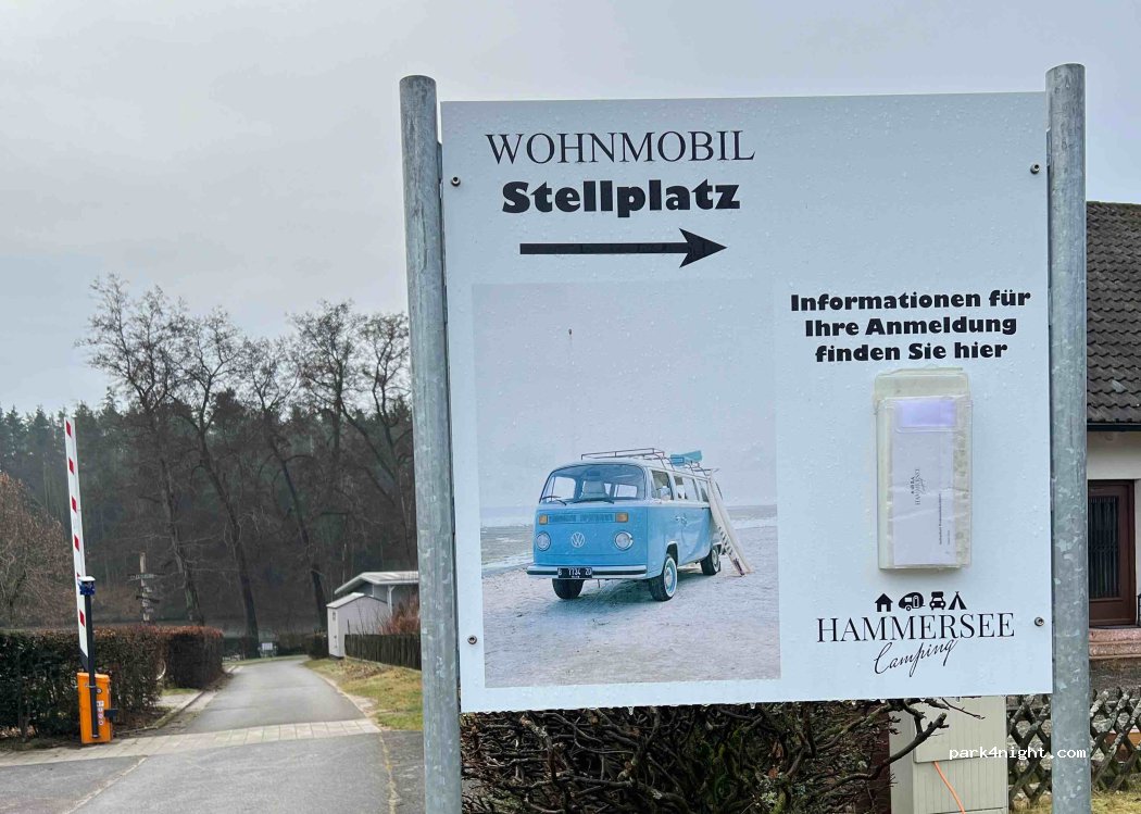 Wohnmobilstellplatz Hammersee — foto