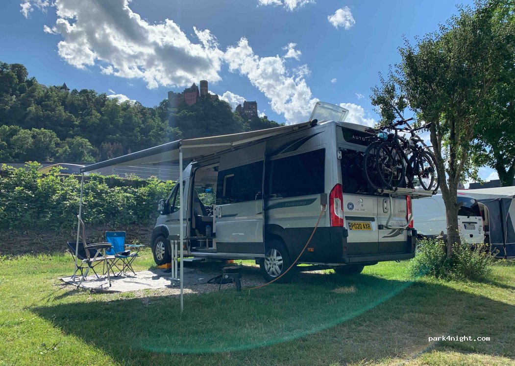 Campingplatz Oberwesel am Rhein — foto