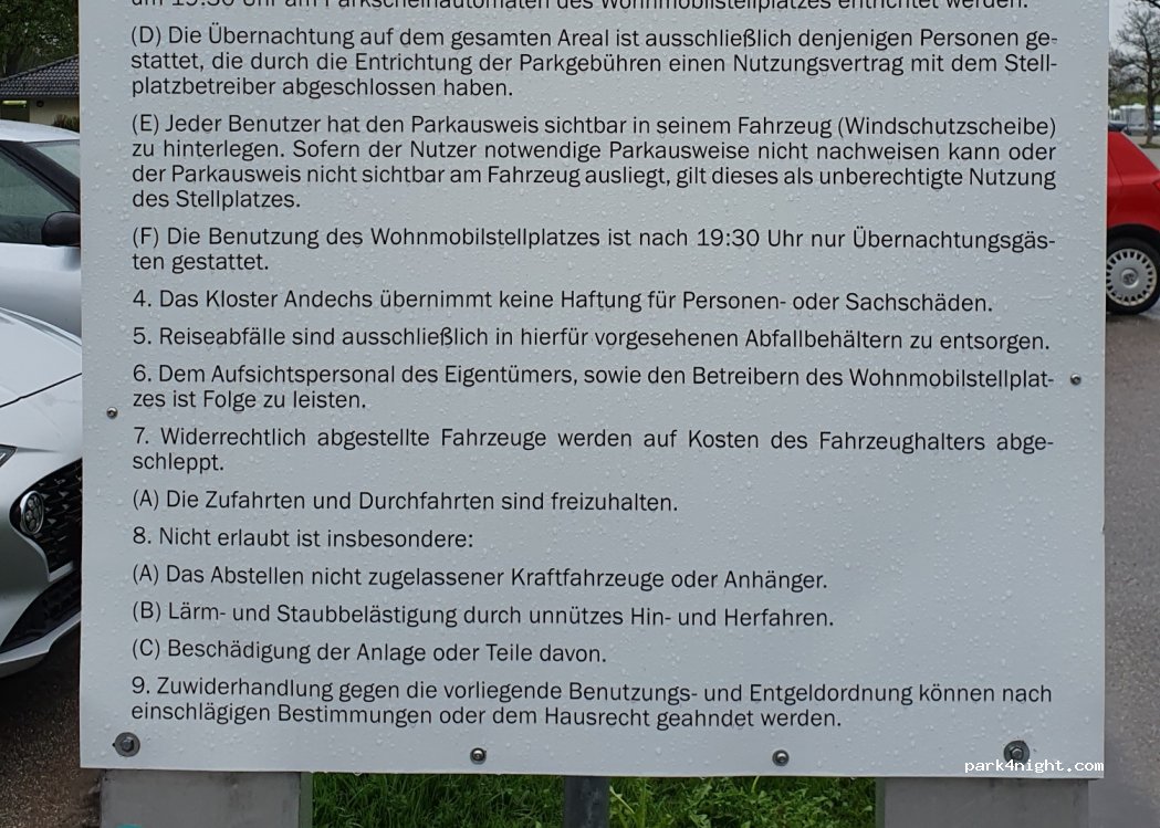 Wohnmobilstellplatz Kloster Andechs — foto 3