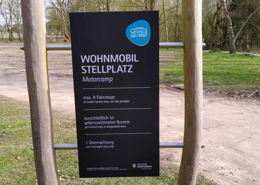 Stellplatz am Quellenbad in Schneverdingen — foto