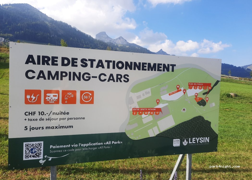 Aire de camping-car Leysin — foto 5