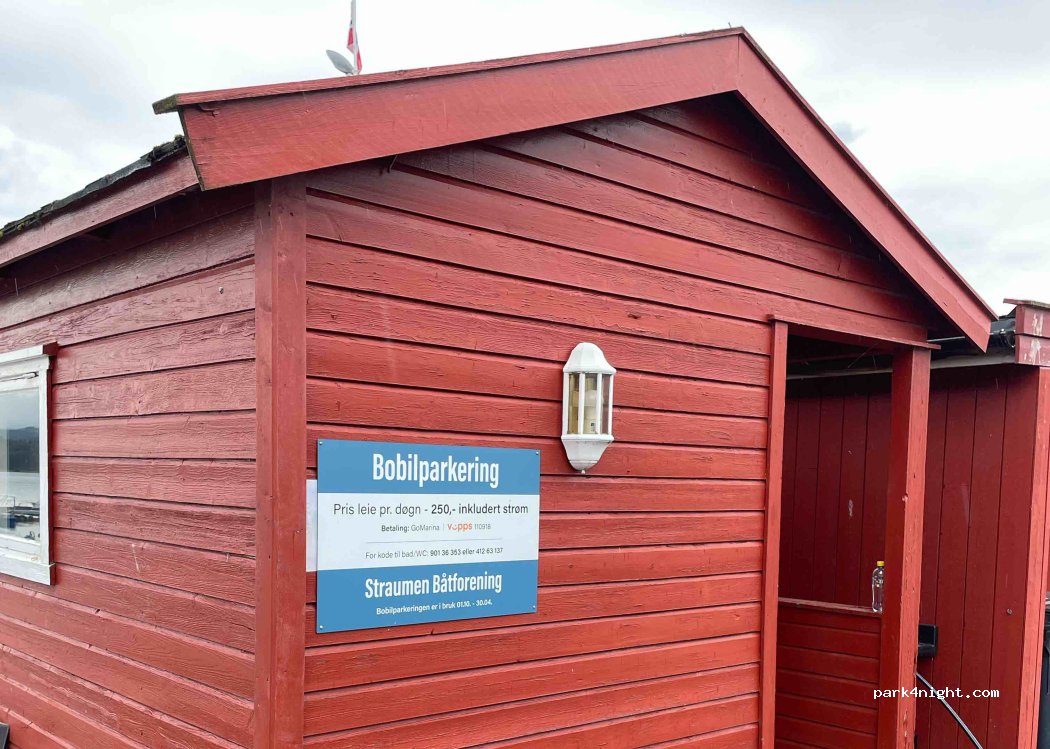 Bobilparkering Straumen båtforening — foto 2