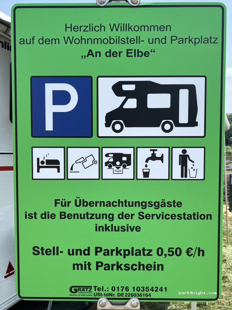 Wohnmobilstell- und Parkplatz „An der Elbe“ — foto 2