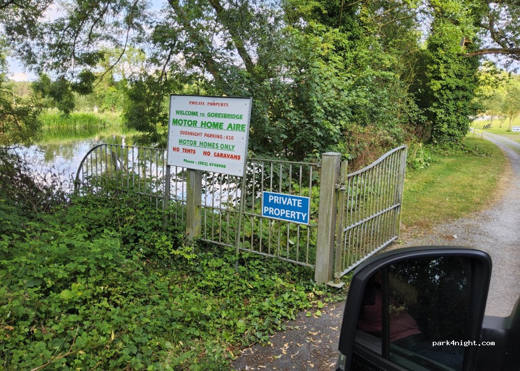 Motorhome campsite Goresbridge — foto