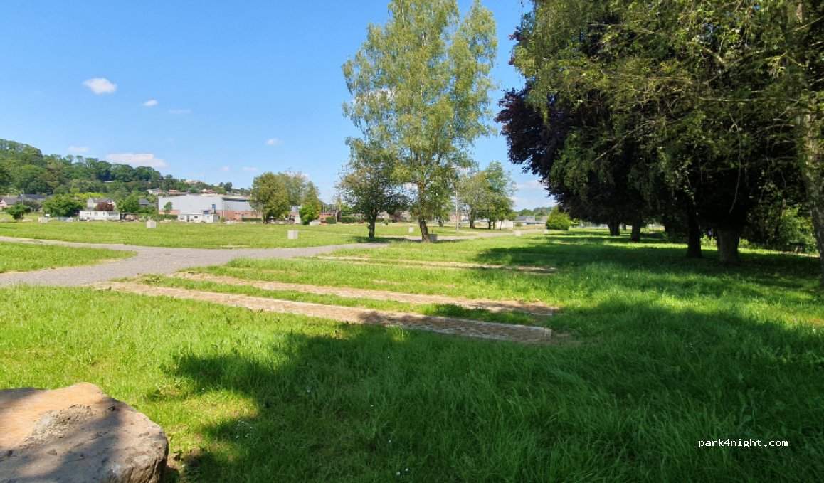 Aire de camping-car park de Hamoir (Liège) — foto
