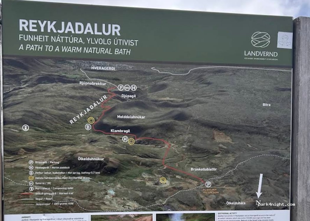 Reykjadalur - — foto