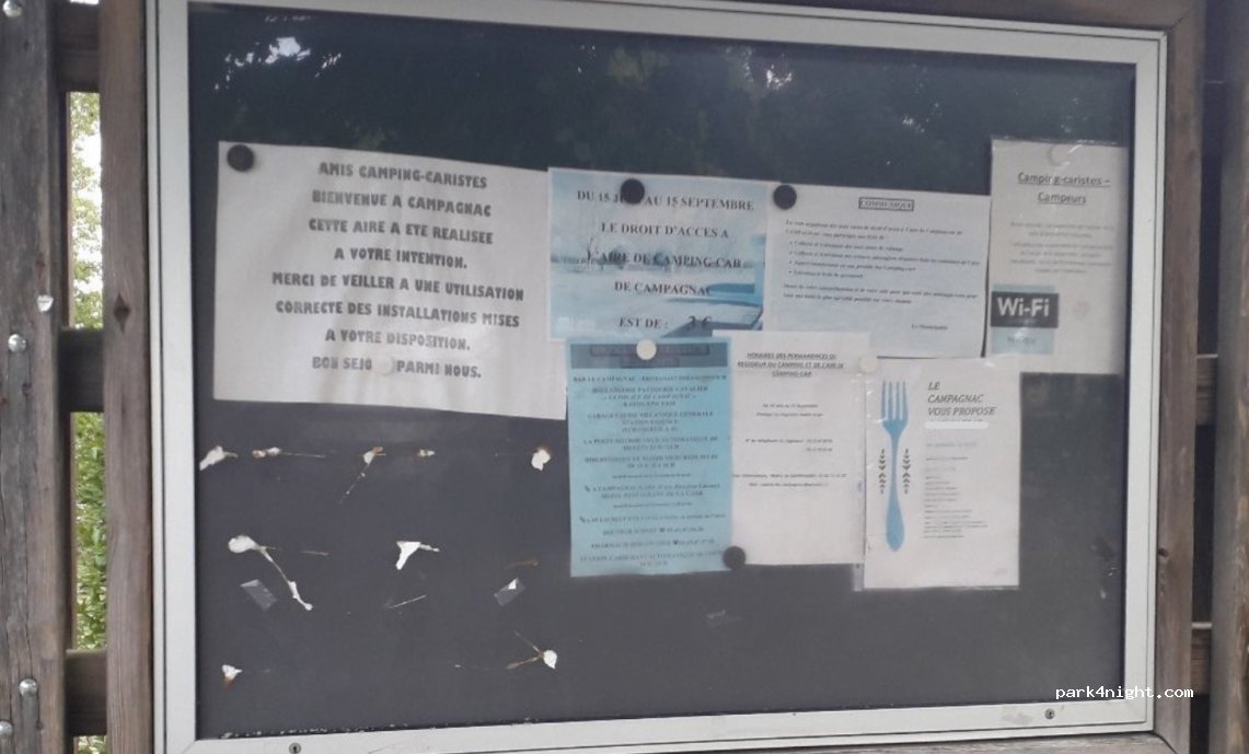 Aire de camping-car Campagnac — foto 3