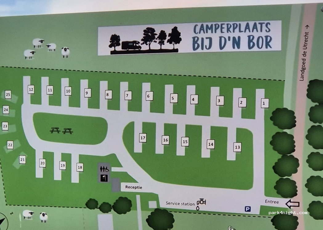 Camperplaats bij d'n Bor — foto