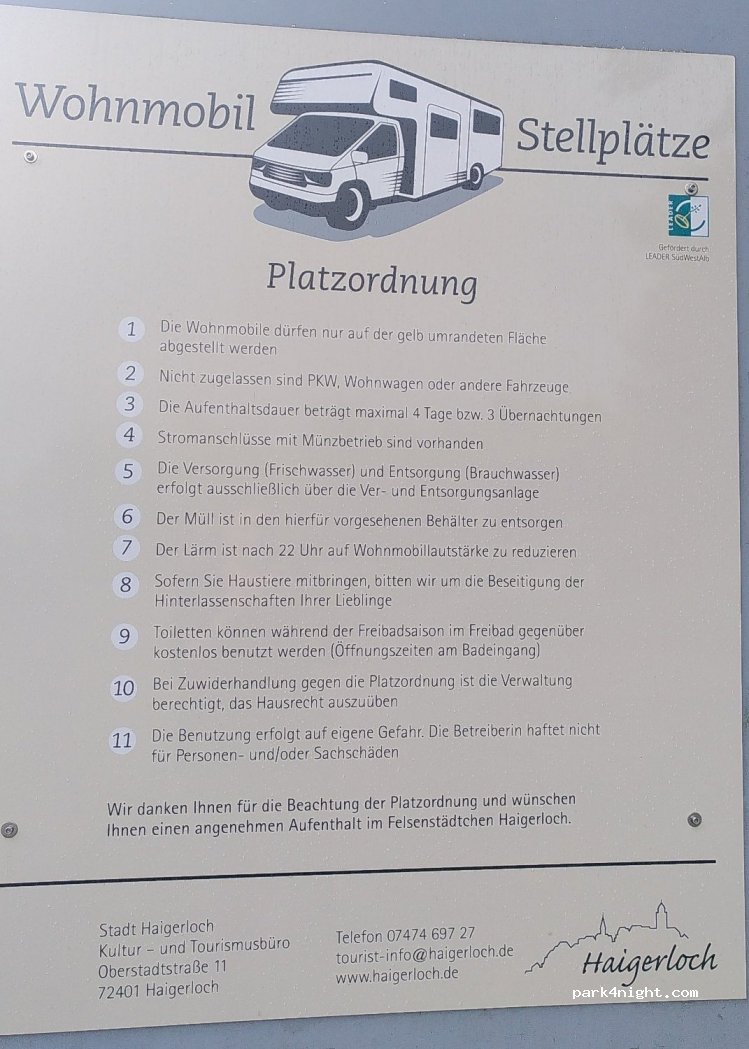 Wohnmobilstellplatz Haigerloch — foto 3