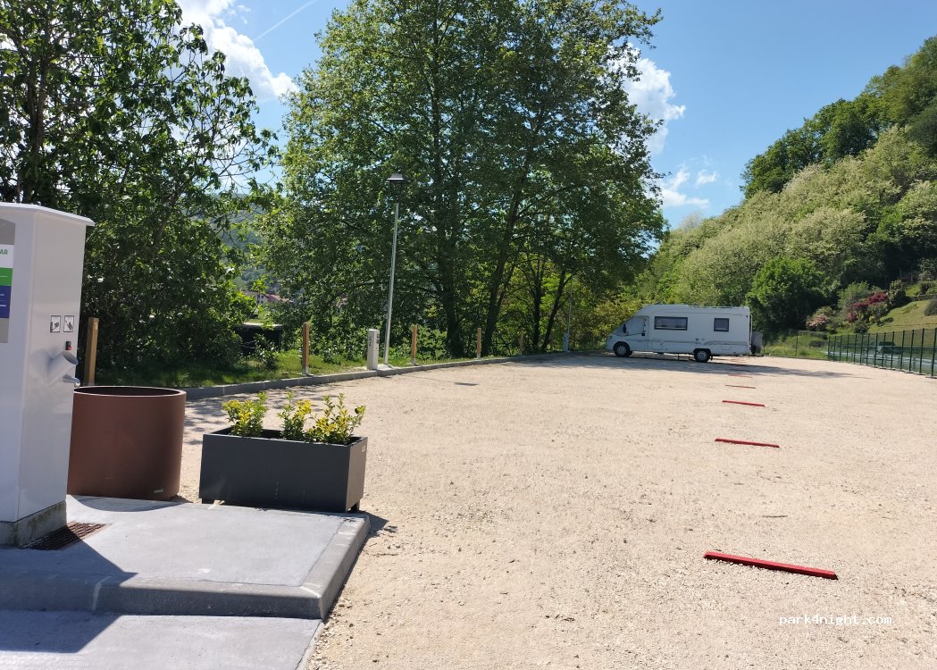 Área de autocaravanas de Lesaka (Navarra) — foto