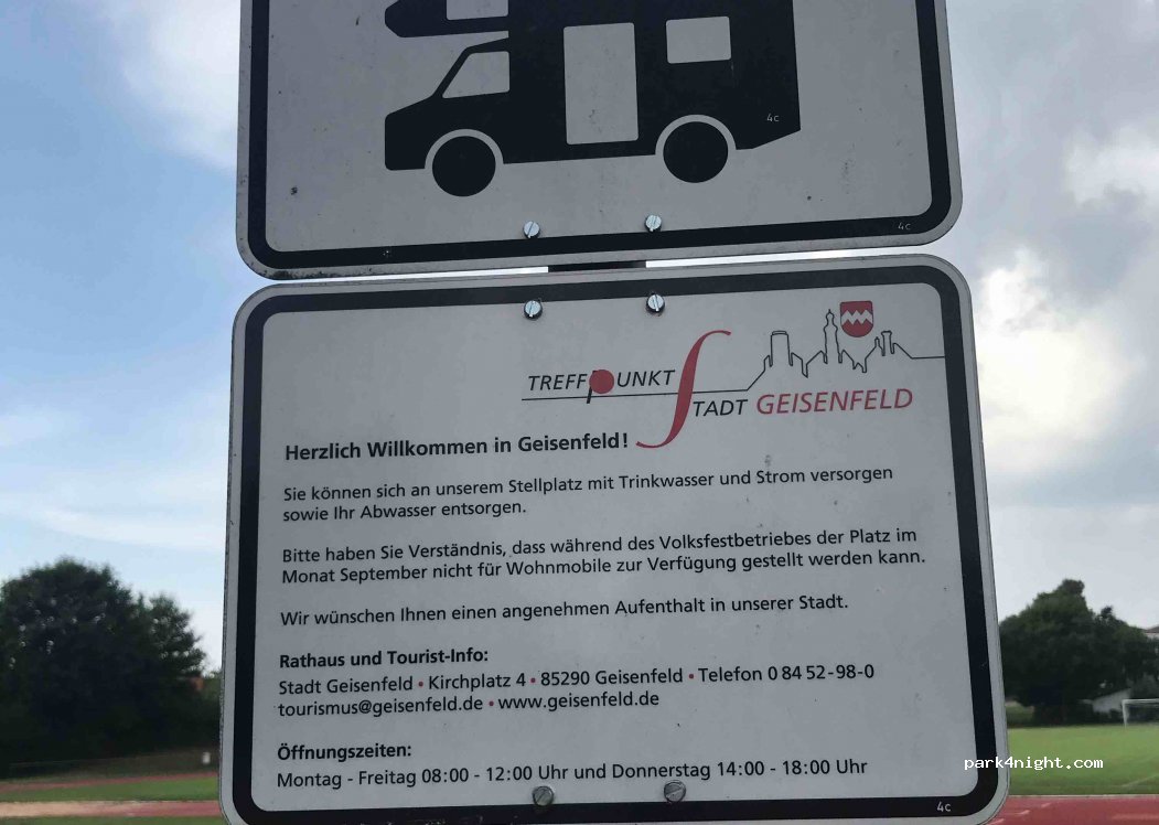 Wohnmobilstellplatz Geisenfeld — foto