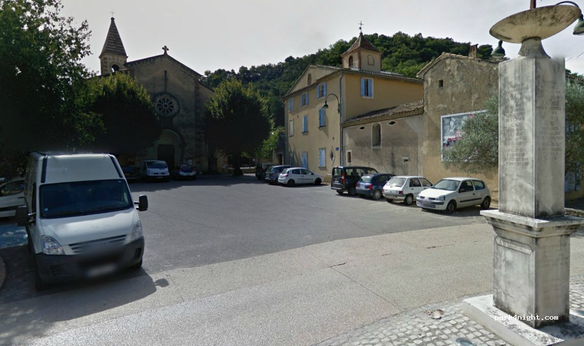 (84340) Entrechaux - Montée du Château — foto