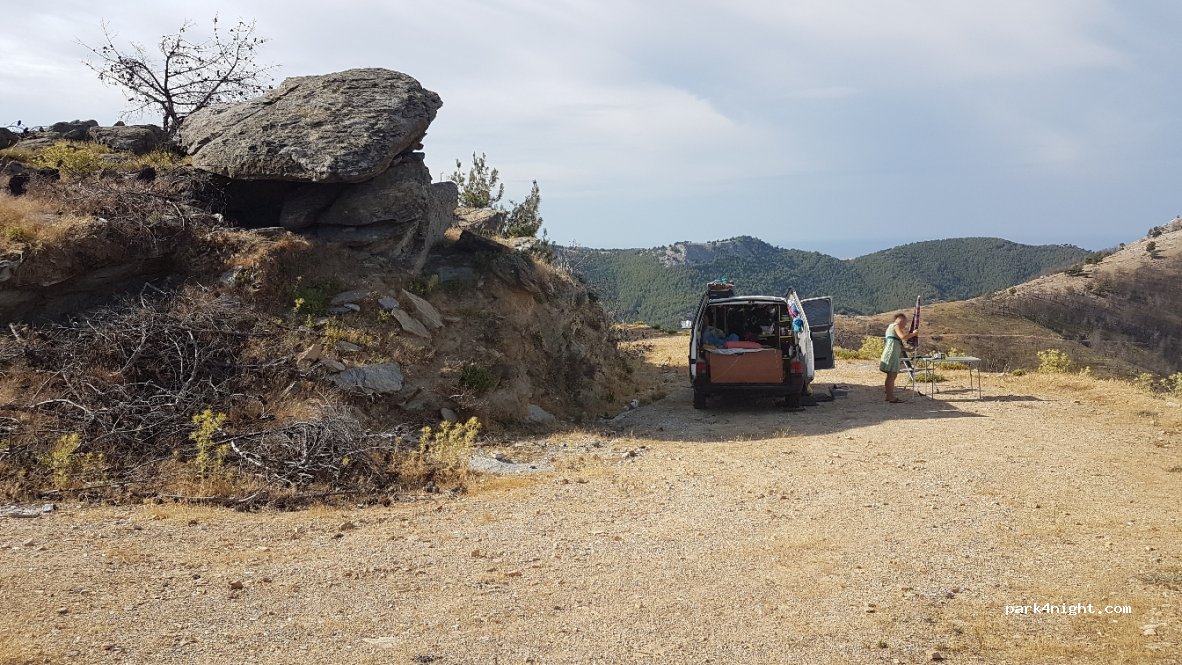 (640 02) Thasos - Unnamed Road — foto