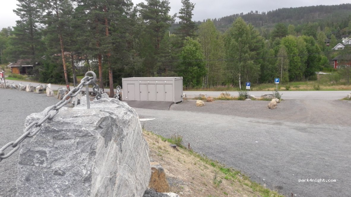 Saggrenda bobilparkering — foto